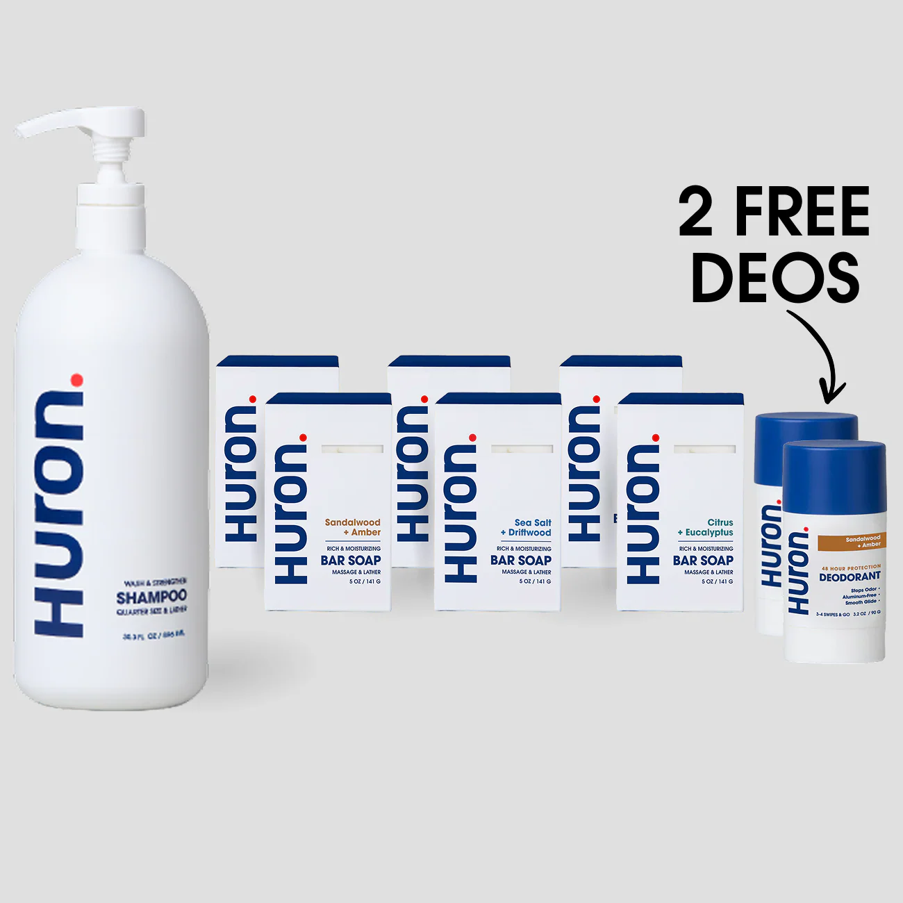 Bar Soap Shower Set + 2 FREE Deodorants - Image 3