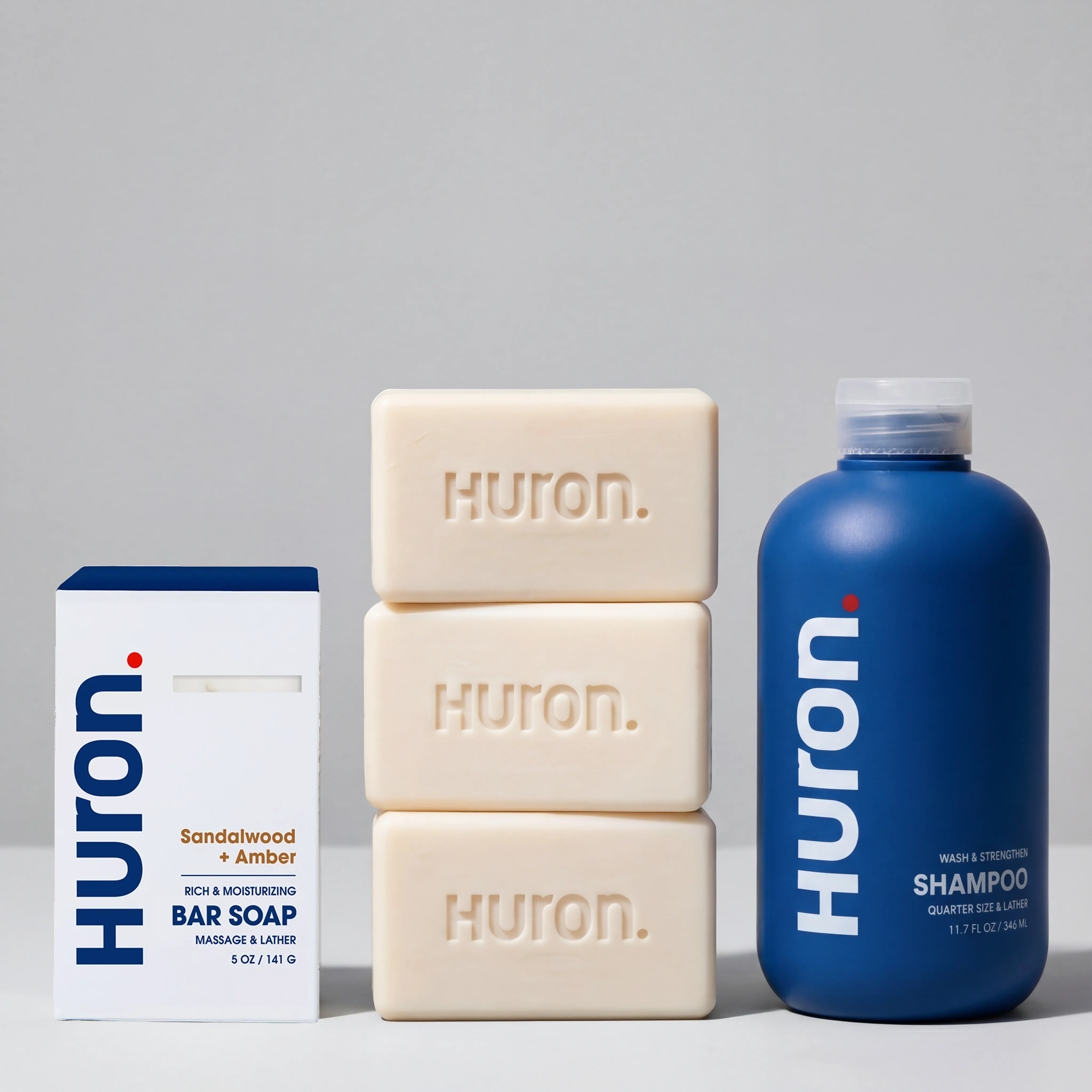 Bar Soap 3 Pack & Shampoo - Image 4
