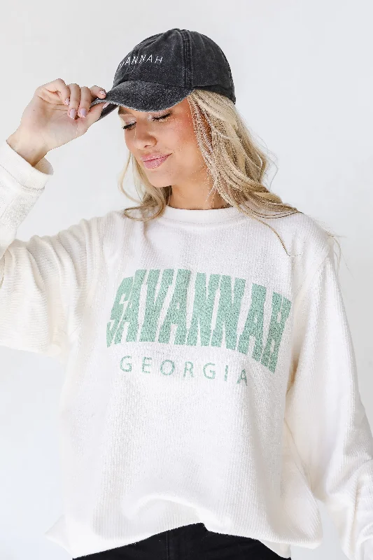 Weekend Savings Fiesta Savannah Corded Sweatshirt