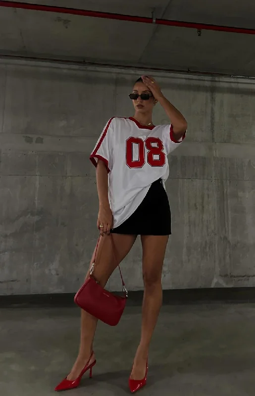 Daily Deals Beginning White Jersey Mini Dress