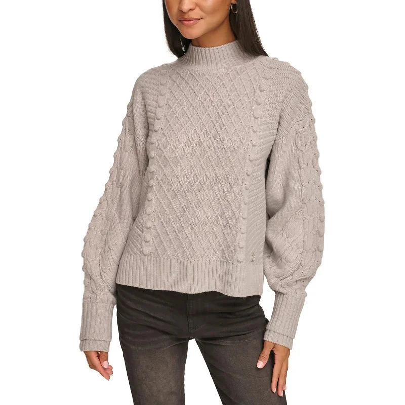 Value Deals Womens Ribbed Trim Comfy Crewneck Sweater