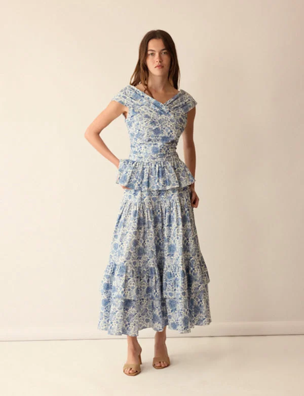 Markdowns Lily Top in Blue