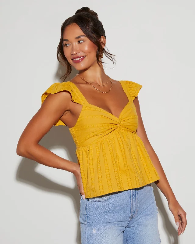 YEAR-End Clearance Meredith Cropped Short Sleeve Top