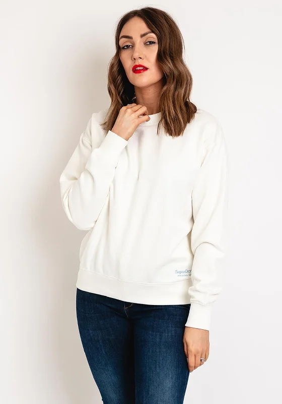 Daily Specials Superdry Essential Logo Sweatshirt, Off-White
