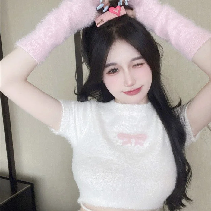 Savings Event Cute sweet T-shirt + Oversleeve PL52626