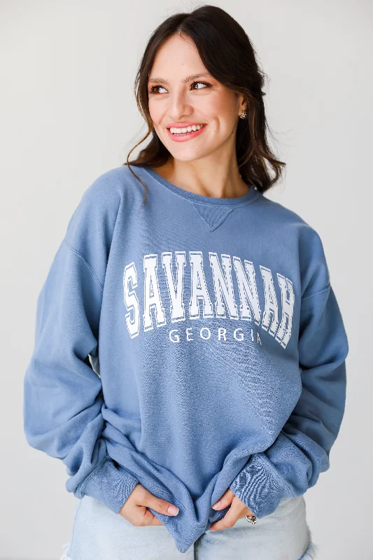 Markdowns Blue Savannah Georgia Sweatshirt
