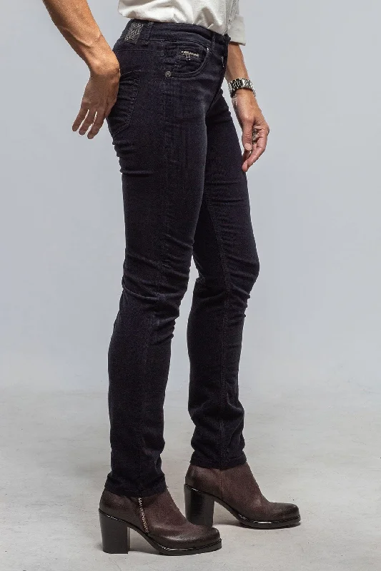 Reduced Prices MAC Slim Baby Soft Corduroy In Dark Blue