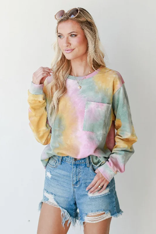 Unbeatable Prices How You Like It Tie-Dye Pullover