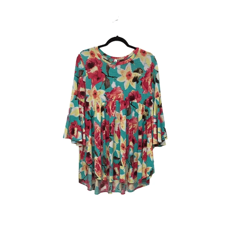 Top 3/4 Sleeve By Honeyme  Size: L