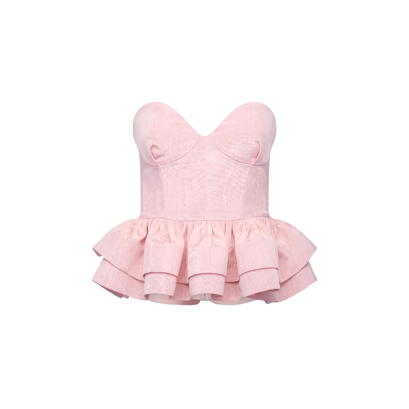Season Finale Sale Vesper Corset Top in Opal Moire