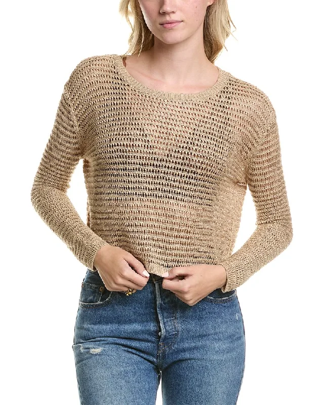Weekend Deals That Dazzle Reiss Avril Linen-Blend Open Stitch Sweater