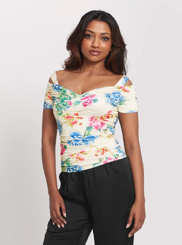 Eco Floral Print Emily Top