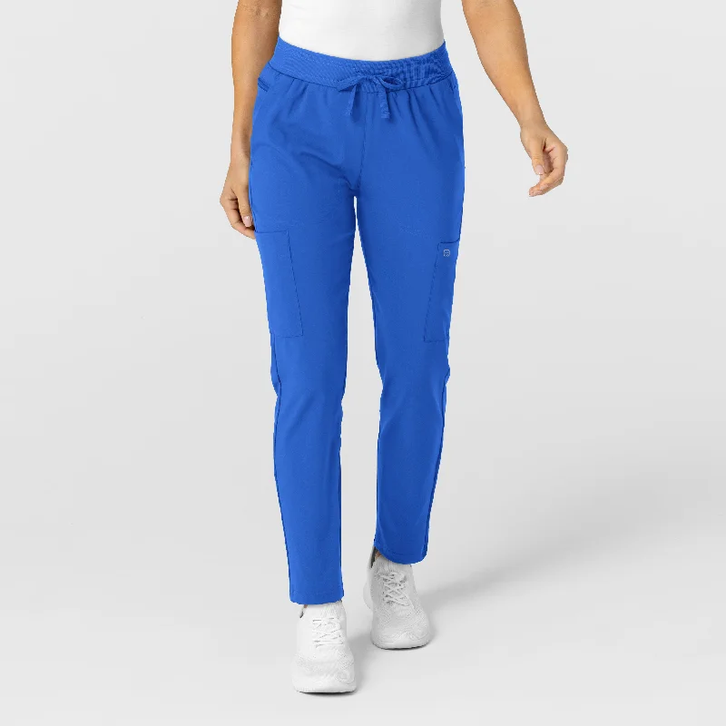 Early Bird Discount W123 Women's Flex-n-Reach Track Scrub Pant - Royal