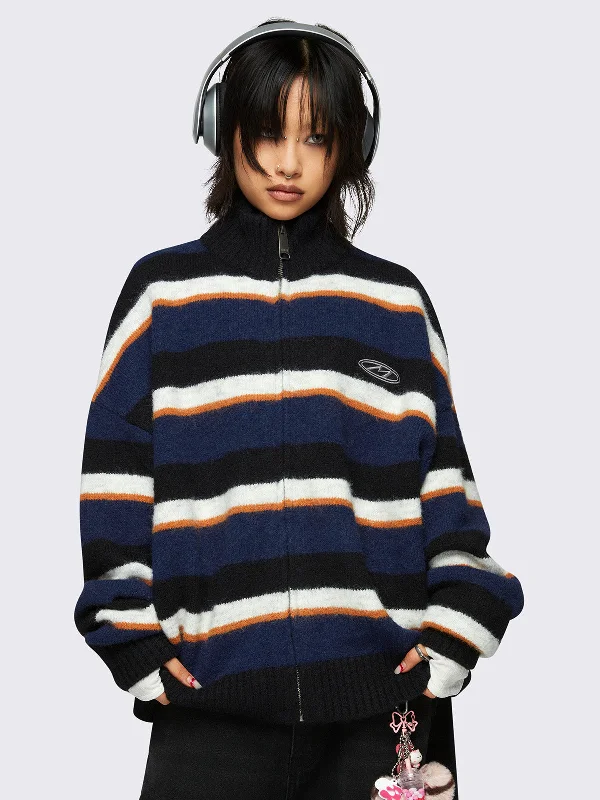 Now or Never Jane Striped Cardigan