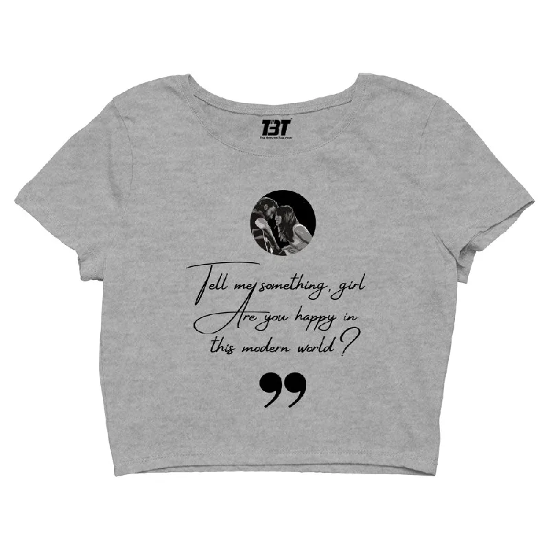 Bargain Alert Lady Gaga Crop Top - Shallow