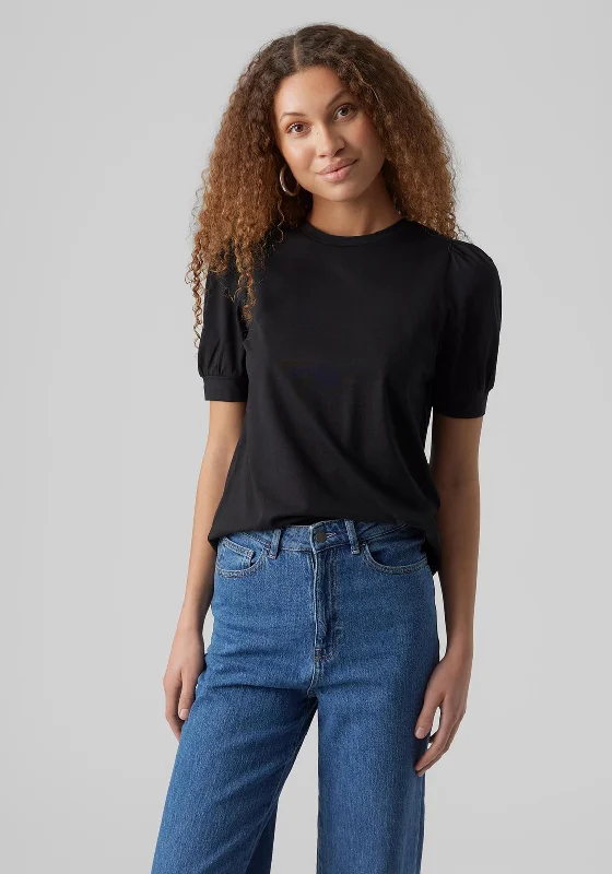 Seasonal Sale Vero Moda Kerry O-Neck Top, Black
