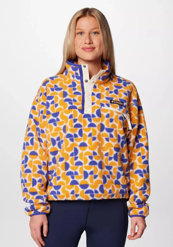 Unbeatable Prices Columbia Womens Helvetia™ II Cropped Print Fleece, Orange