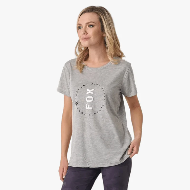 Price Drop Fox Womens Official Short Sleeve Tee Grey Mel