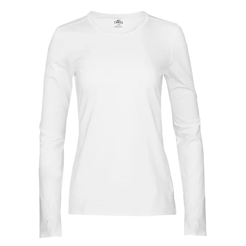 Don't Miss Out Women's Micro-Elite Chamois Crewneck - White