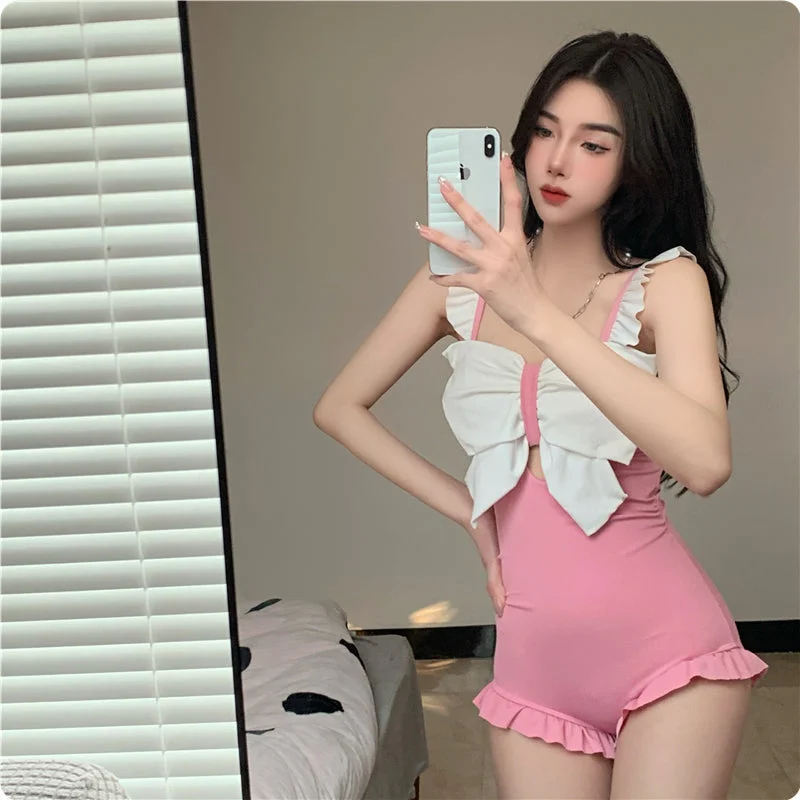 Lowest Price Pink One Piece Swimsuit  PL52339