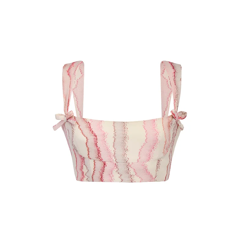 Deal Zone Arya Top in Multi Fil Coupe Stripe