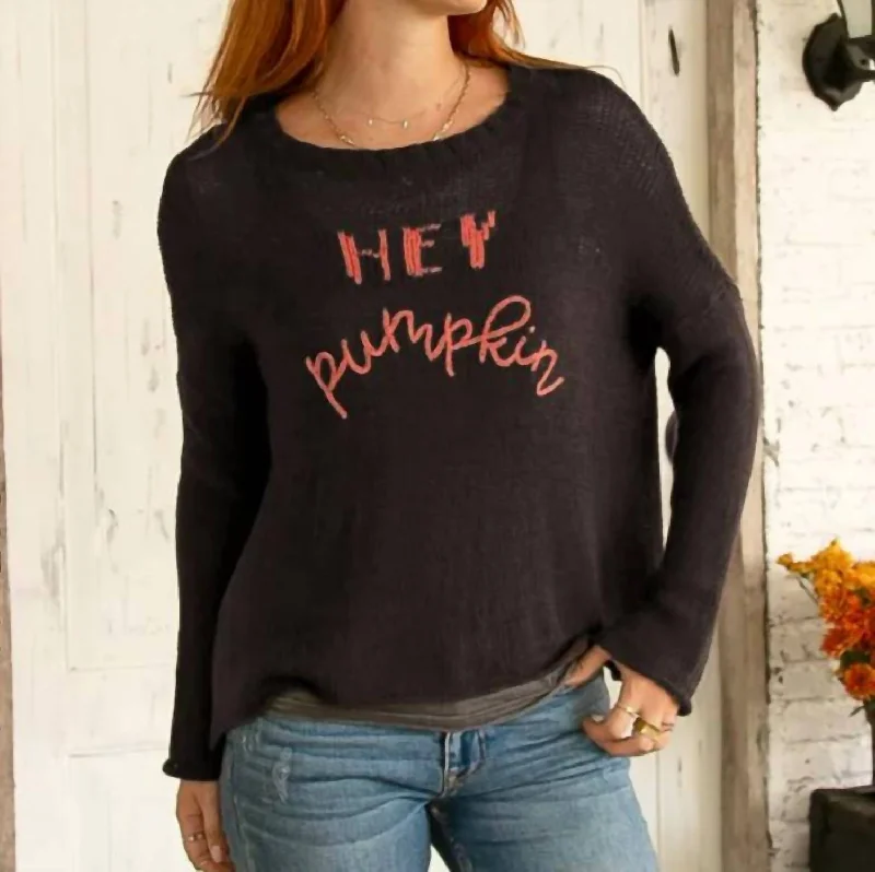 Weekend Discounts to Celebrate Hey Pumpkin Sweater In Chocolate Ale