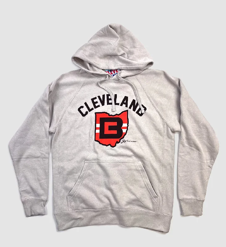 Price Slash Cleveland Football CB Ohio Hooded Sweatshirt