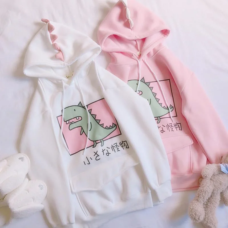 Online Specials Pastel Dino Hoodie