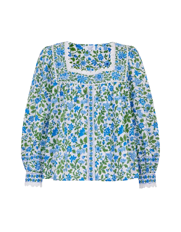 Time-Limited Offer Vintage Mix Fleur Blouse