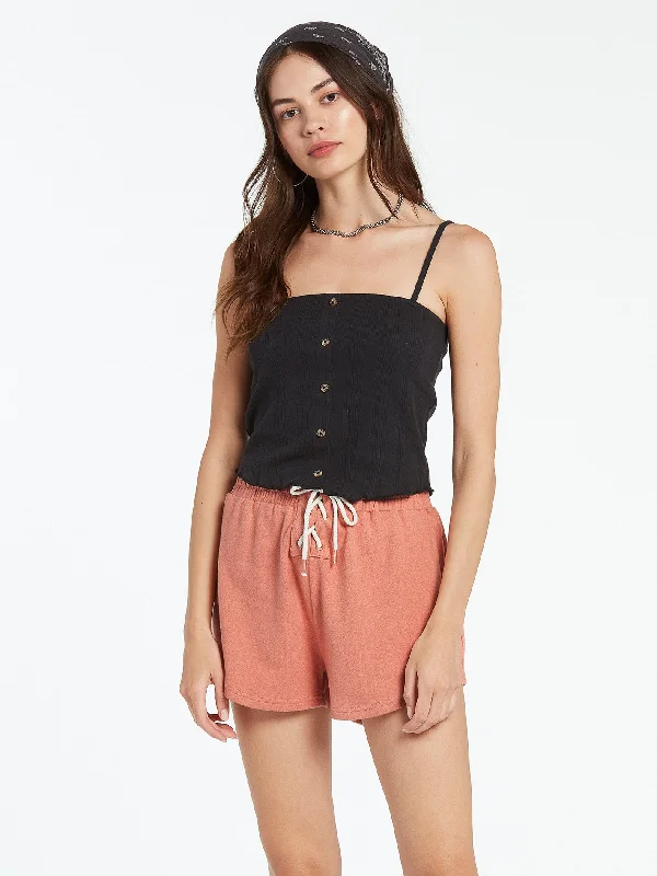 Blowout Sale Lived In Lounge Fleece Shorts - Light Mauve