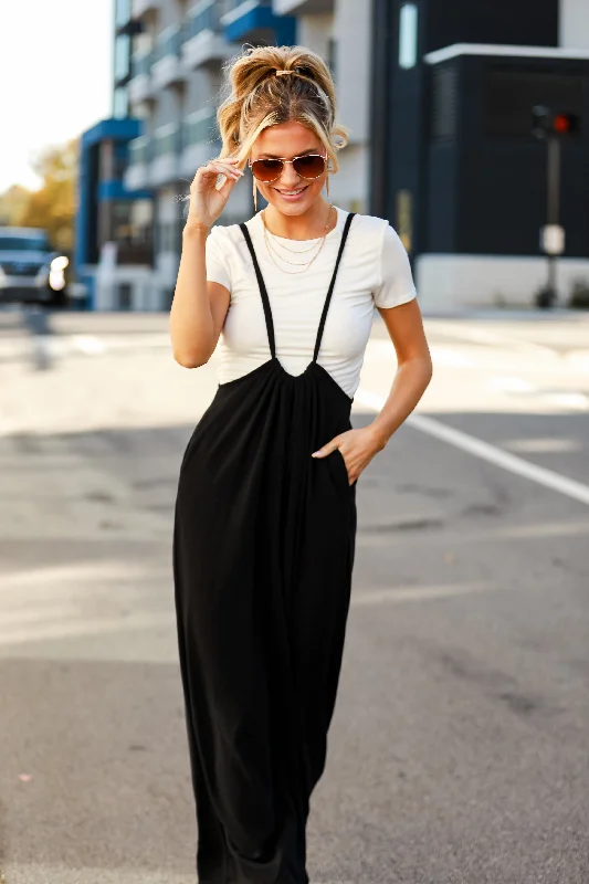 Weekend Specials Just for You FINAL SALE - Rare Personality Suspender Jumpsuit