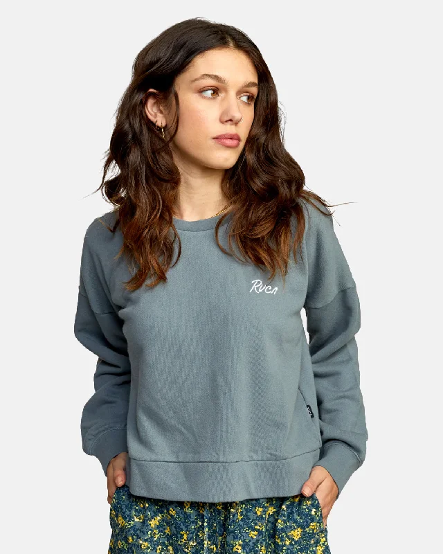 Scrypt Pullover Sweatshirt - Stormy Blue