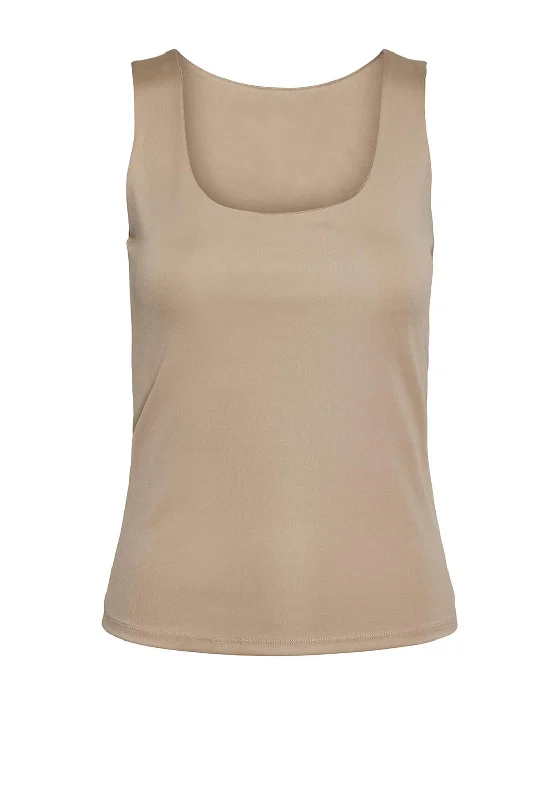 Get It Before It’s Gone Vero Moda Million 2-Way Square Neck Top, Silver Mink