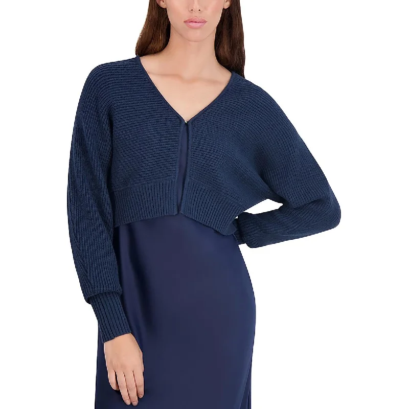Deal Frenzy Womens Crop Bolero Cardigan Sweater