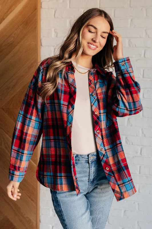 Extra Discounts Make it Make Sense Plaid Button Up