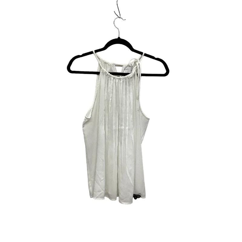 White Top Sleeveless Soho Design Group, Size S