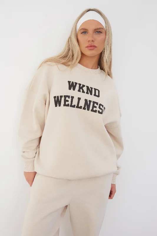 WKND GIRL VARSITY SWEAT