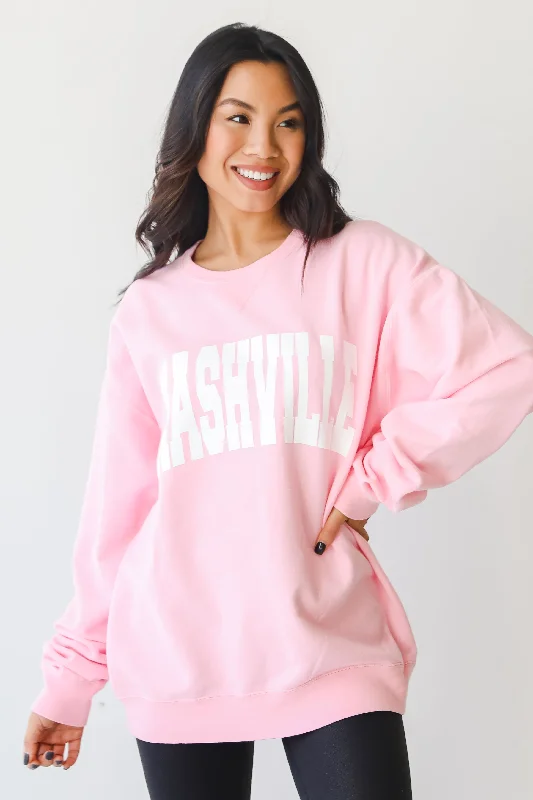 Savings Bonanza Pink Nashville Sweatshirt