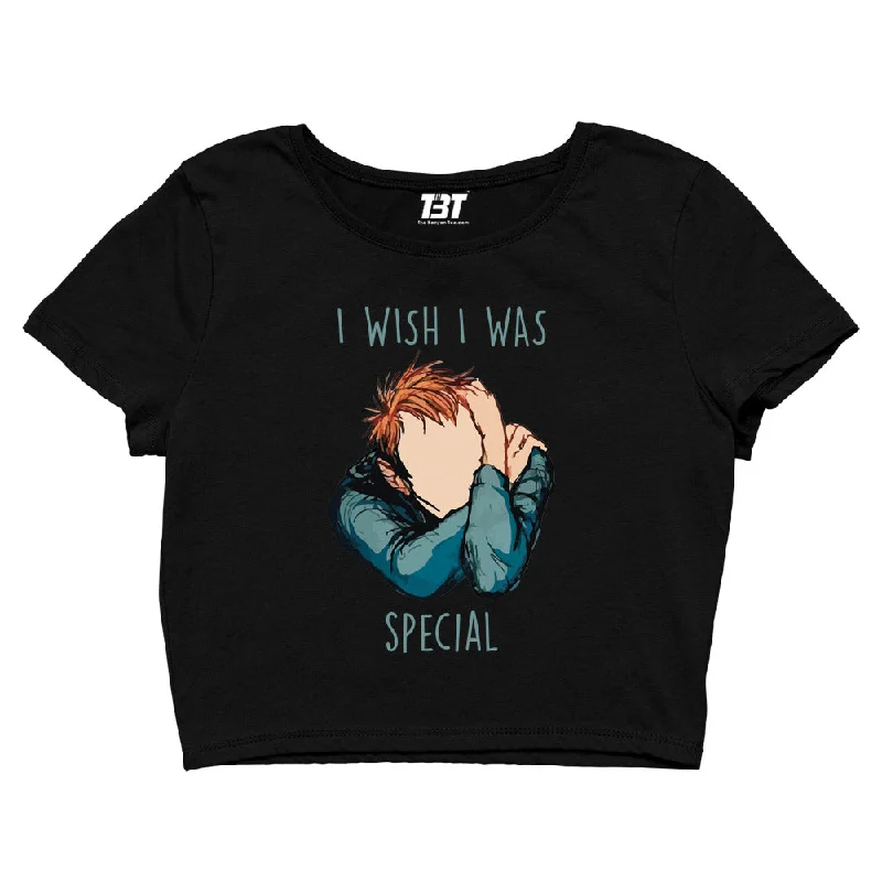 TIME-Limited Offer Radiohead Crop Top - I Wish I Was Special