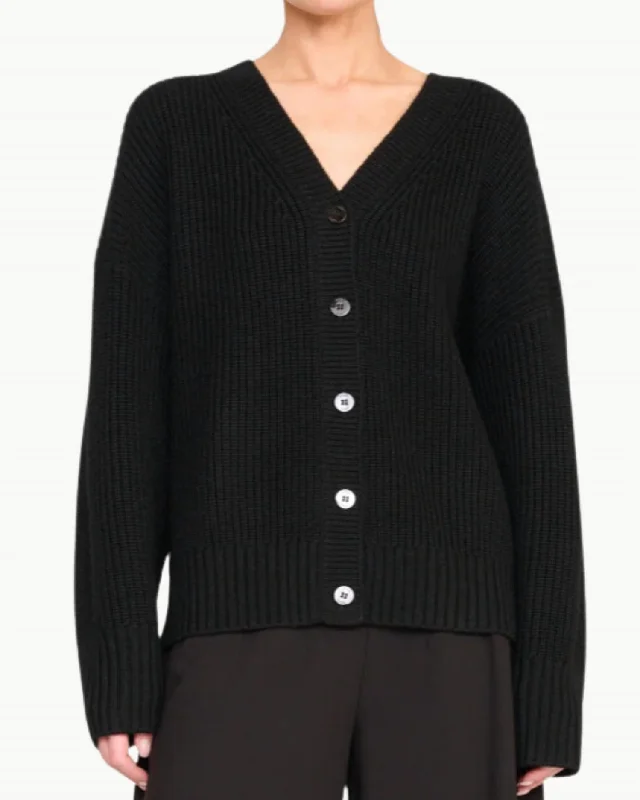 Special Buy Matilda Long Sleeve Cardigan In Black