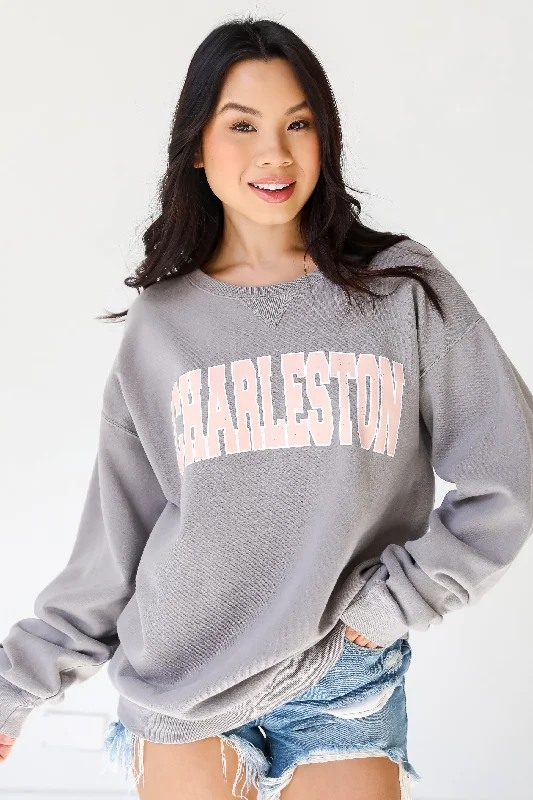 Deal Mania Grey Charleston Sweatshirt