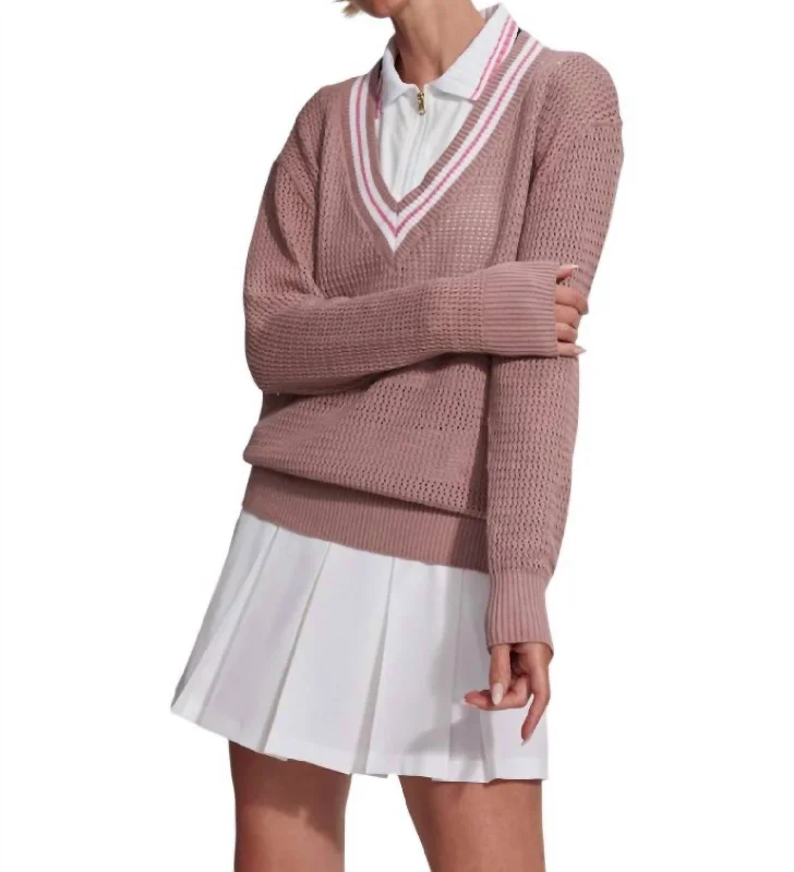 Quick Sale Hadley Knit Sweater In Deauville Mauve