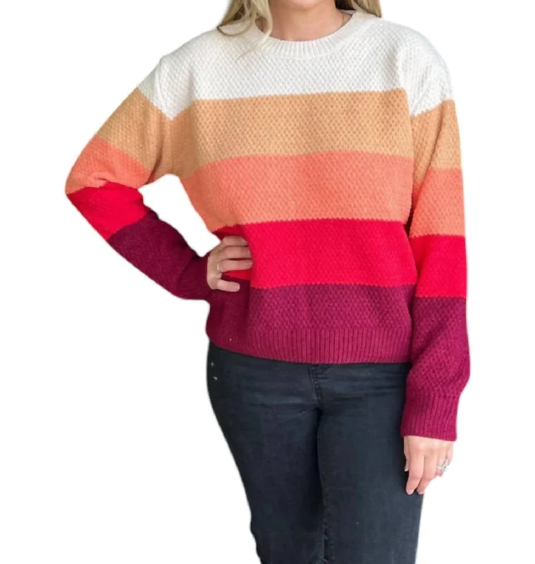Crazy Savings Mountain View Sweater In Orange