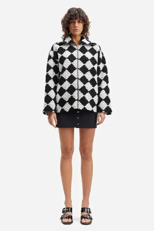Price Smash Tess Overshirt Full Zip | Crochet BW