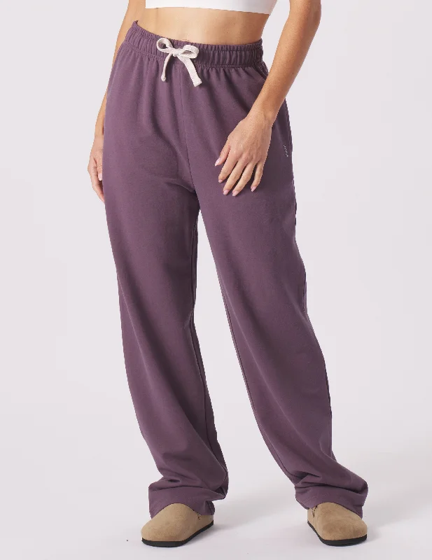 Savings Event Straight Leg Sweatpant: Berry Wine