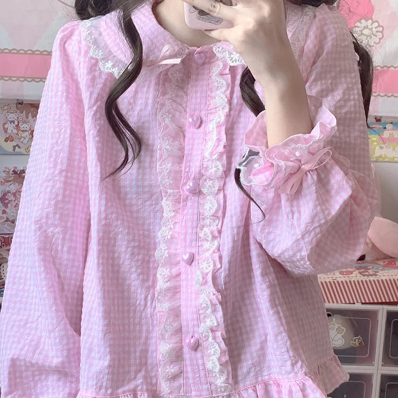 Amazing Deals Cute long-sleeved shirt PL52086