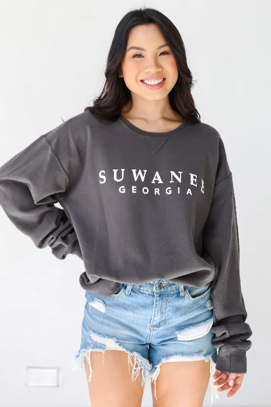 Special Discount Charcoal Suwanee Georgia Sweatshirt