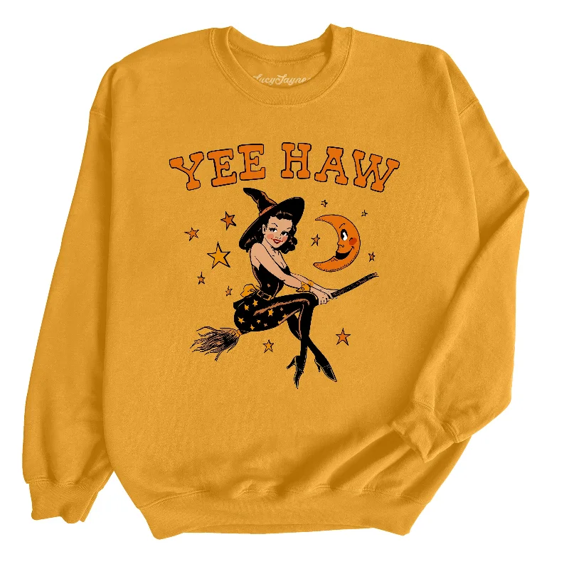 Deal Zone Yee Haw Witch Sweatshirt