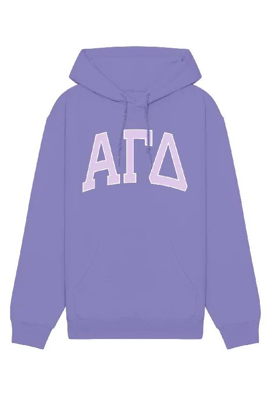 Deal Alert Alpha Gamma Delta Purple Rowing Letters Hoodie