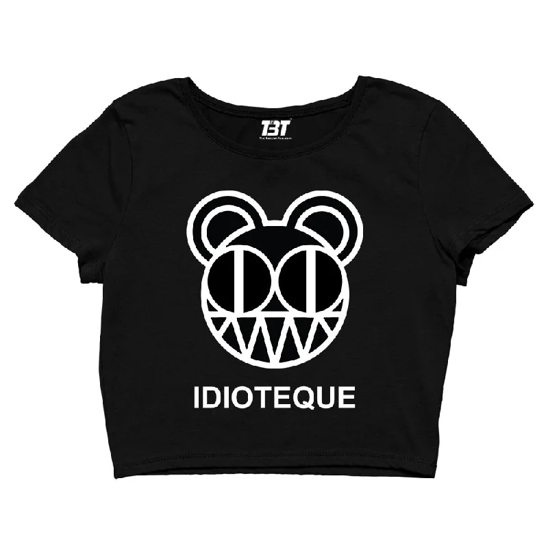 Weekend Deal Radiohead Crop Top - Idioteque